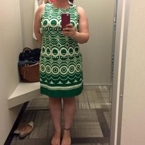 Eliza J Mod Sleeveless Shift Dress sz 14